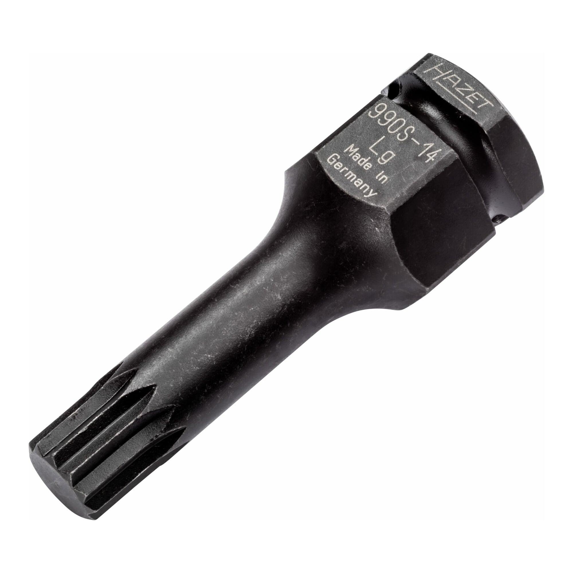 HAZET Kraft-Schraubendreher-Steckschlüssel-Einsatz 990S-14LG M: 14)