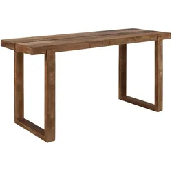Konsole Classic aus recyceltem Teakholz, Massivholz-Design, natur, nachhaltig und zeitlos