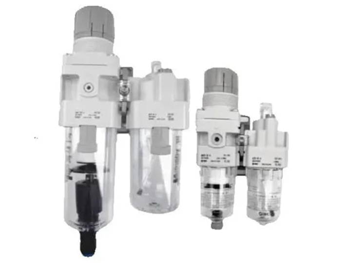 Luftfilter Druckminderer Ölnebelgenerator Präzise Druckregelung, effiziente Ölnebelschmierung, robuste Konstruktion, einfache Installation(AC40A-03DG-A)