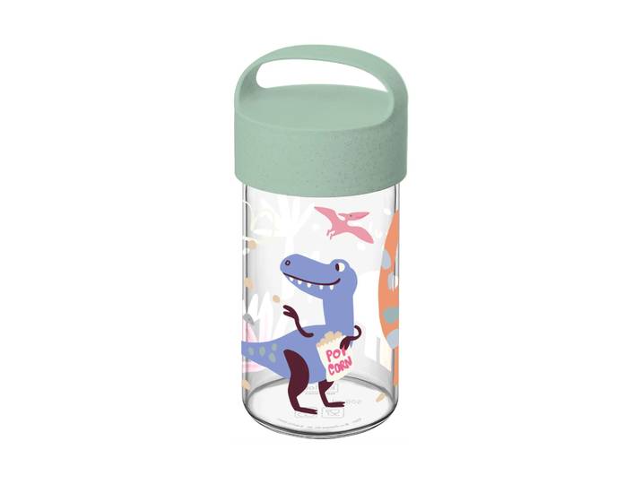Koziol Bouteille d eau Buddy Snack, 50 cl Dinosaurier'