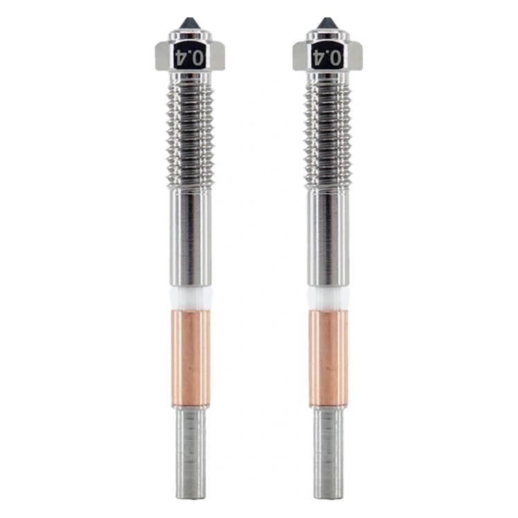 Qidi Tech QiDi 0,4 mm Bimetall-Düse für die Q2-Serie (2 Stück) (Düse, Ersatzteile) (BMN204)