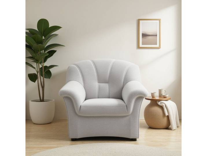 DOMO collection Sessel FLORES 92x82 cm, hochwertig & besonders komfortabel, whlw. mit Federkern (nicht bei Microfaser PRIMABELLE®-Struktur)