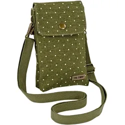 Mini Crossbag Pünktchen oliv 315