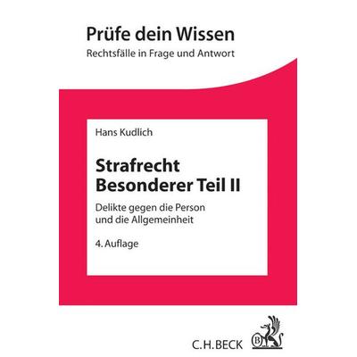 Strafrecht Besonderer Teil II, Taschenbuch von Hans Kudlich, C.H. Beck