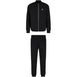 EA7 für Herren. 8NPV56_PJ4EZ Hochwertiges schwarzes Halstuch (3XL), Lässig, Sportlich, Multisport, Polyester