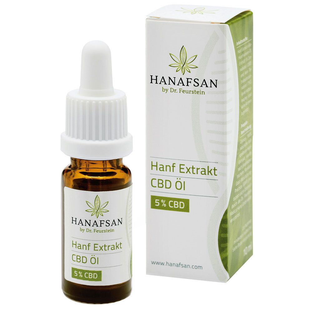 CBD OEL 5% Hanafsan 10 ml Tropfen zum Einnehmen