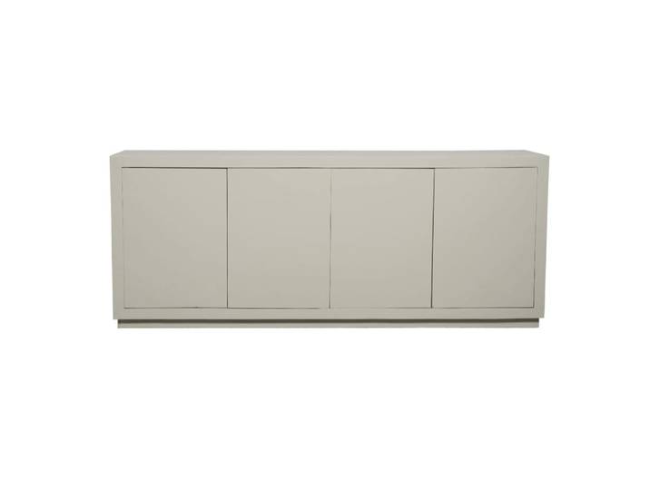 Buffet minimaliste bois sable 4 portes