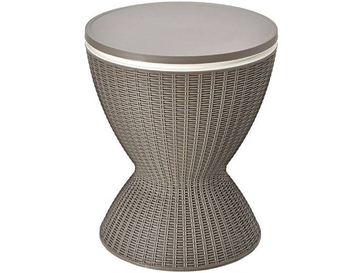 8 gallons table glacière de jardin 3 en 1 seau à glace et table d'appoint pour terrasse piscine barbecue