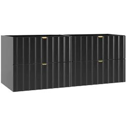 WASCHTISCHUNTERSCHRANK 120cm Lexa Schwarz