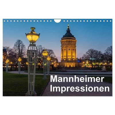 Mannheimer Impressionen. (Wandkalender 2027 DIN A4 quer), CALVENDO Monatskalender