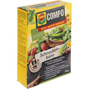Compo Schneckenkorn 2336602004, regenfest, Streugranulat mit Eisen-III-Phosphat, 550 g für 110 m²