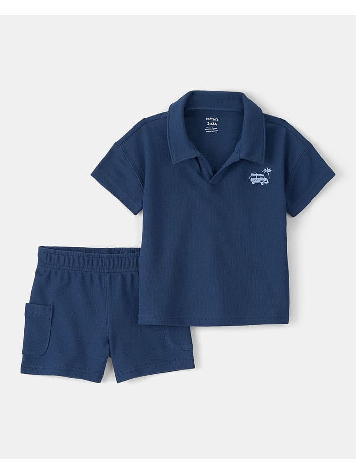 carter's 2tlg. Outfit in Dunkelblau - 92