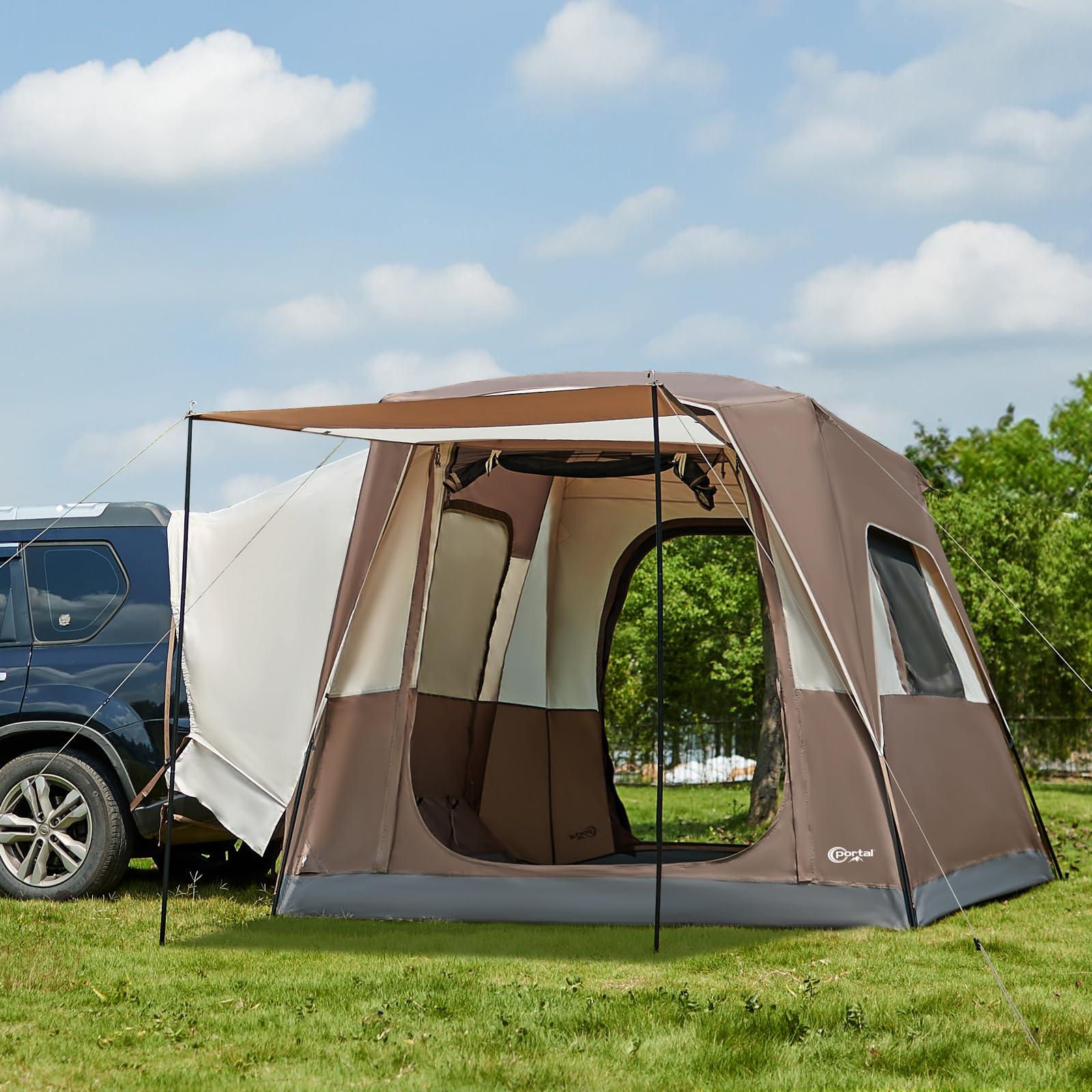 Autozelt - SUV-Zelt für 5 Personen - Mit Veranda - 2-in-1 - Wasserdicht - 304,8 x 243,8 x 219,5 cm