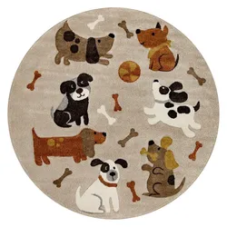 Smart Kids, Kinderteppich, Teppich Rocky & Friends (120 cm)