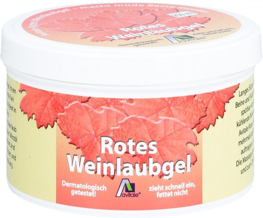 Avitale Rotes Weinlaub Gel