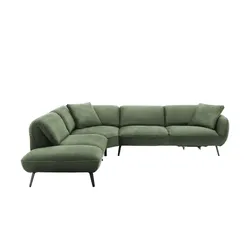 pop Ecksofa  Ventus ¦ grün ¦ Maße (cm): B: 304