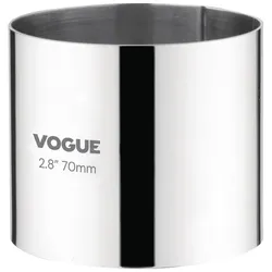 Vogue Moussering Edelstahl 6 x 7cm