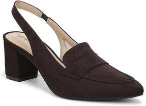 Wide Width Women's Angel Slingback Pump by LifeStride in Dark Chocolate (Size 10 W)