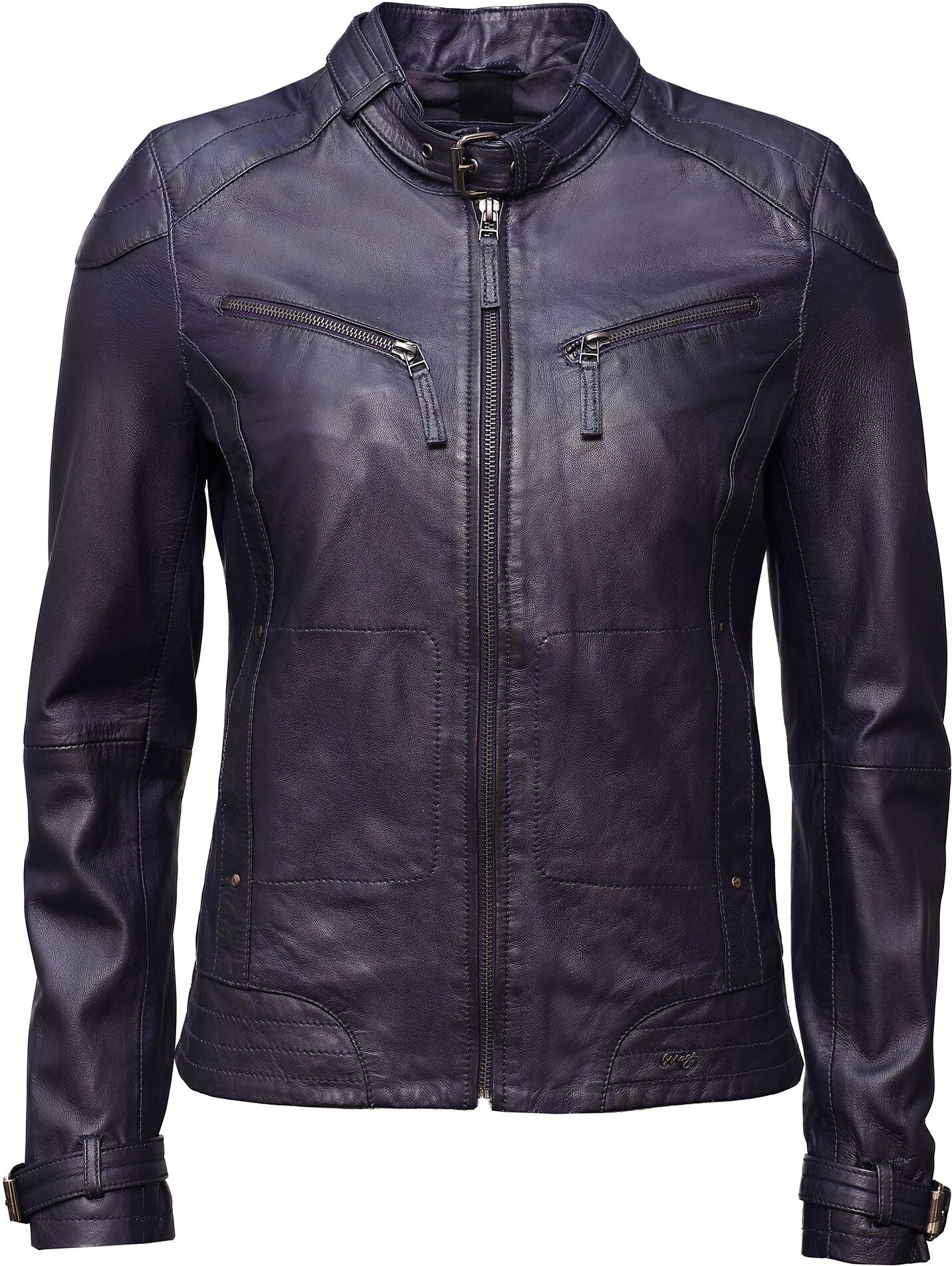 Lederjacke MAZE "Lederjacke 31Ryana", Damen, Gr. L, lila, Jacken Lederjacke