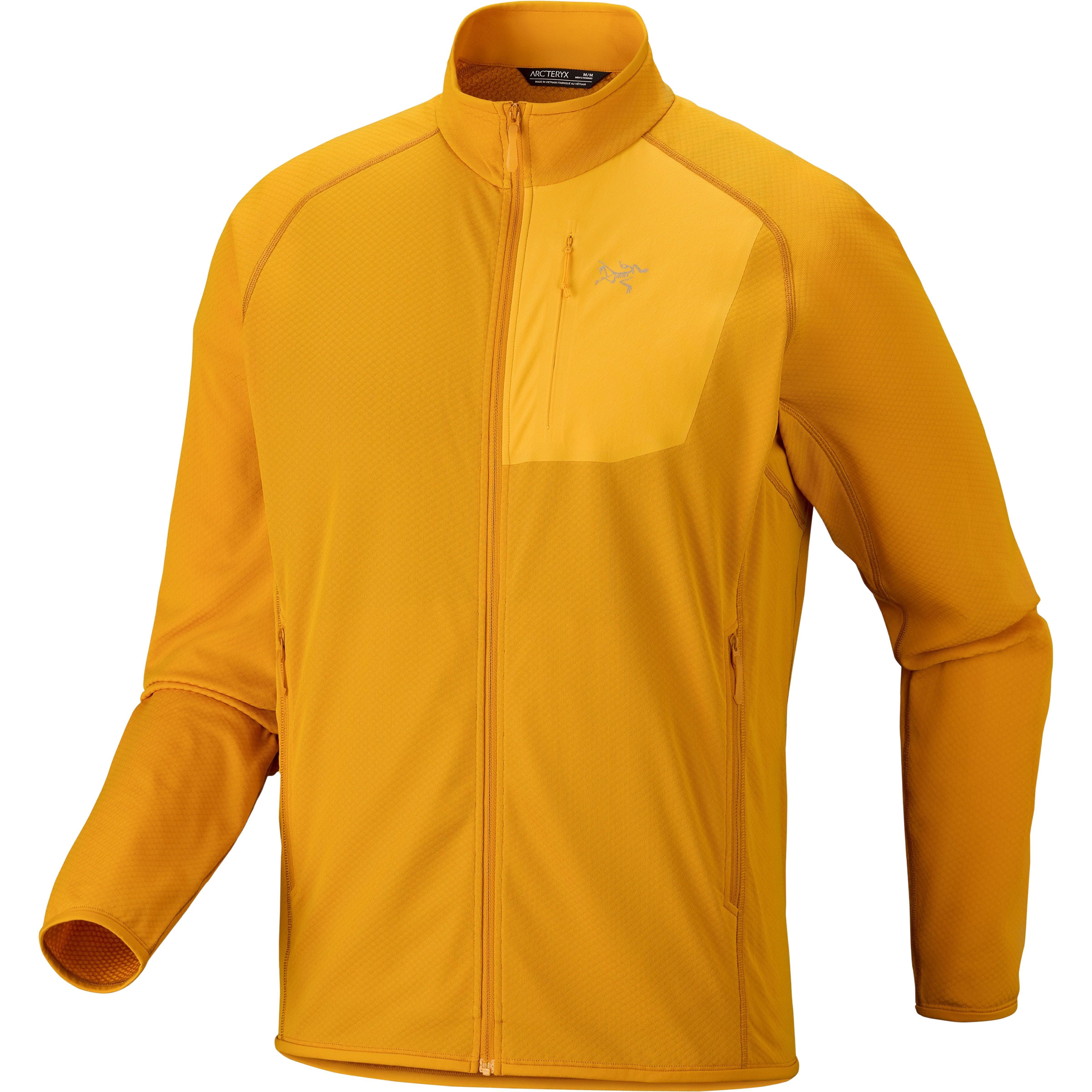 Arc'teryx Delta Herren Fleecejacke orange Größe S Trekking Elastisch