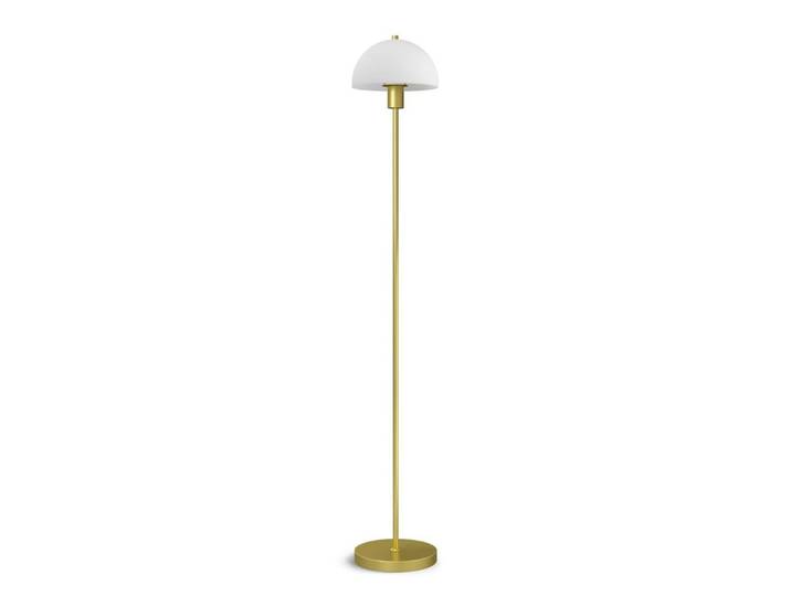 Vienda Stehleuchte Brass/Opal - Herstal - Wohnzimmer - Metall