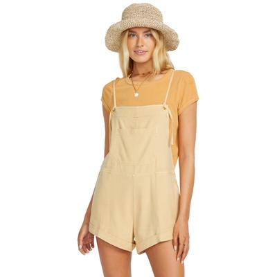 Overall BILLABONG "Wild Pursuit", Damen, Gr. XL, US-Größen, beige (khaki), Obermaterial:60% Walkfrottier, 40% Viskose;, Overalls Overall