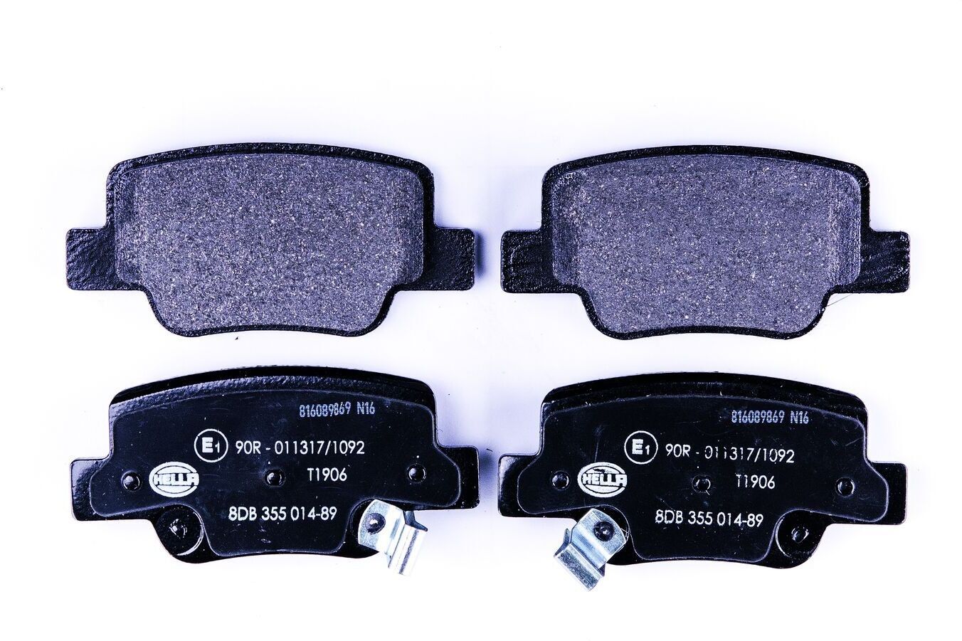 HELLA 8DB 355 014-891 Brake pad set