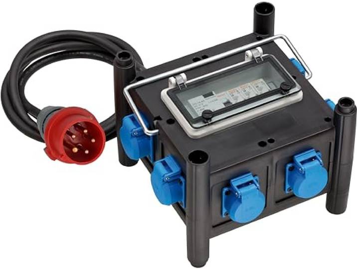 Brennenstuhl Distributeur de Courant Compact en Caoutchouc
