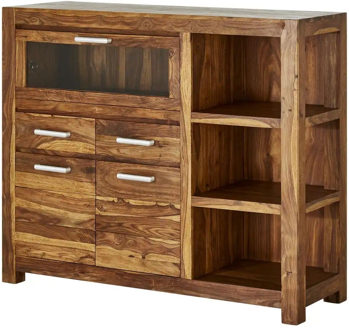 Höffner Highboard  Amarillo ¦ holzfarben ¦ Maße (cm): B: 140 H: 120 T: 45.0
