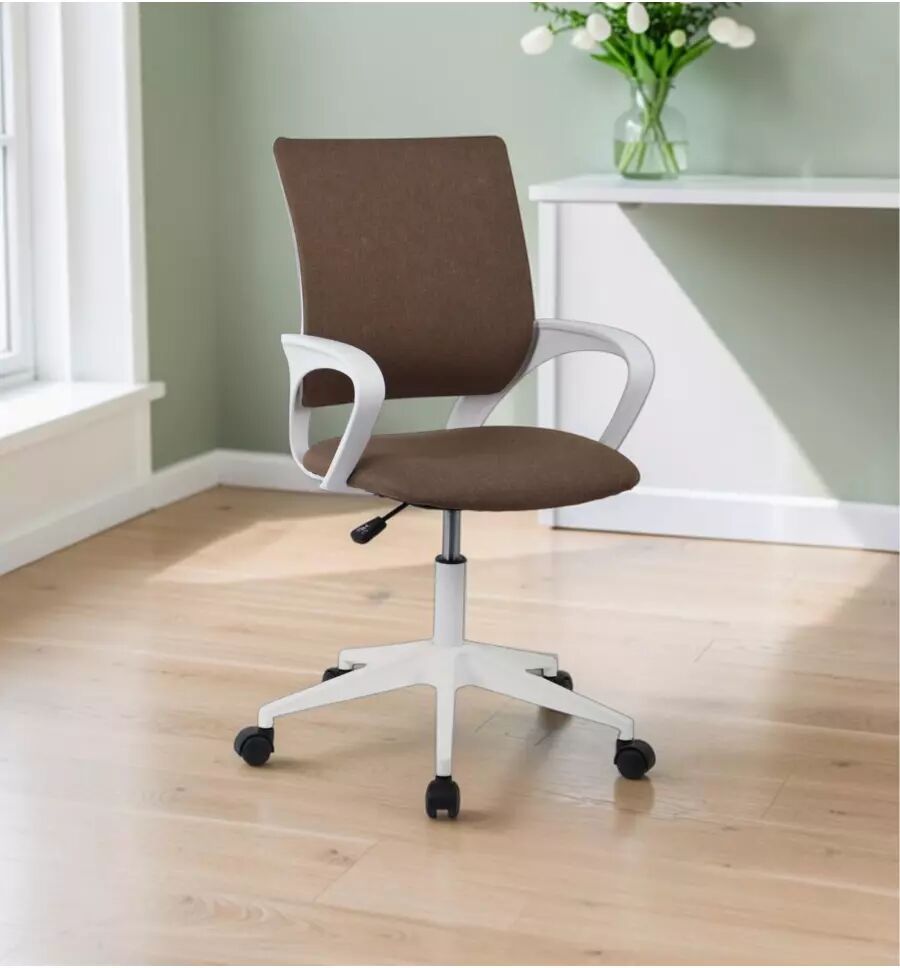 BellaHome SEDIA UFFICIO TORTORA E BIANCA