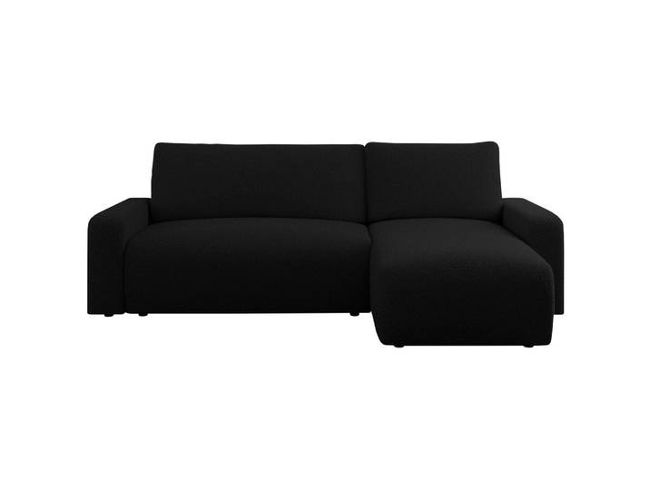 ECKSOFA ARGOS Schwarz Boucle