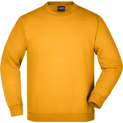 James & Nicholson Schwerer Kinder Sweater Sweatshirt JN040K gold yellow XS