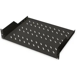 Digitus Fachboden 19"-Schränke festeinbau ab 450mm Tiefe bis 25kg 2HE RAL9005 schwarz (DN-19 TRAY-2-SW)