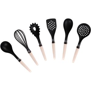 STONELINE Küchenhelfer-Set Natural Line, aus Kunststoff, spülmaschinengeeignet, 6-teilig