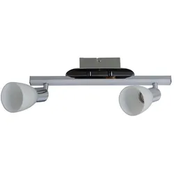 Deckenleuchte Deckenlampe Wohnzimmerleuchte schwarz 2 flammig verstellbar LED