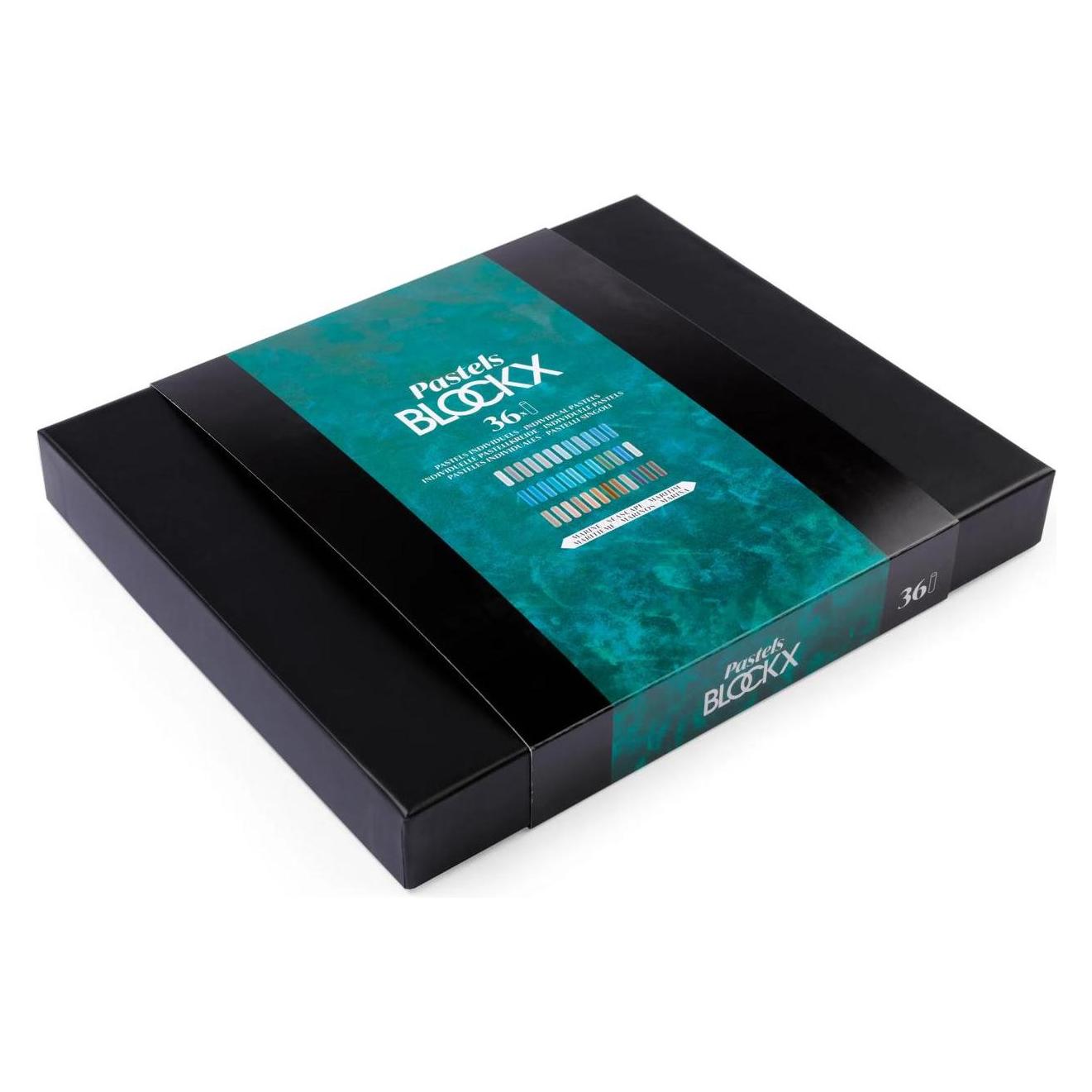 BlockX Holzbox 36 Pastelle - Marine (36x) (12936MRBXC)