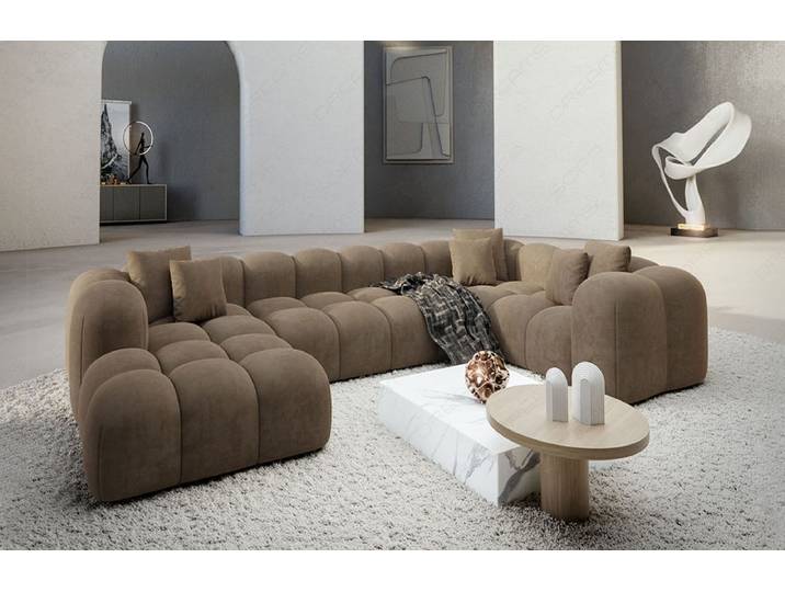 Stoff Wohnlandschaft Formentera U-Form