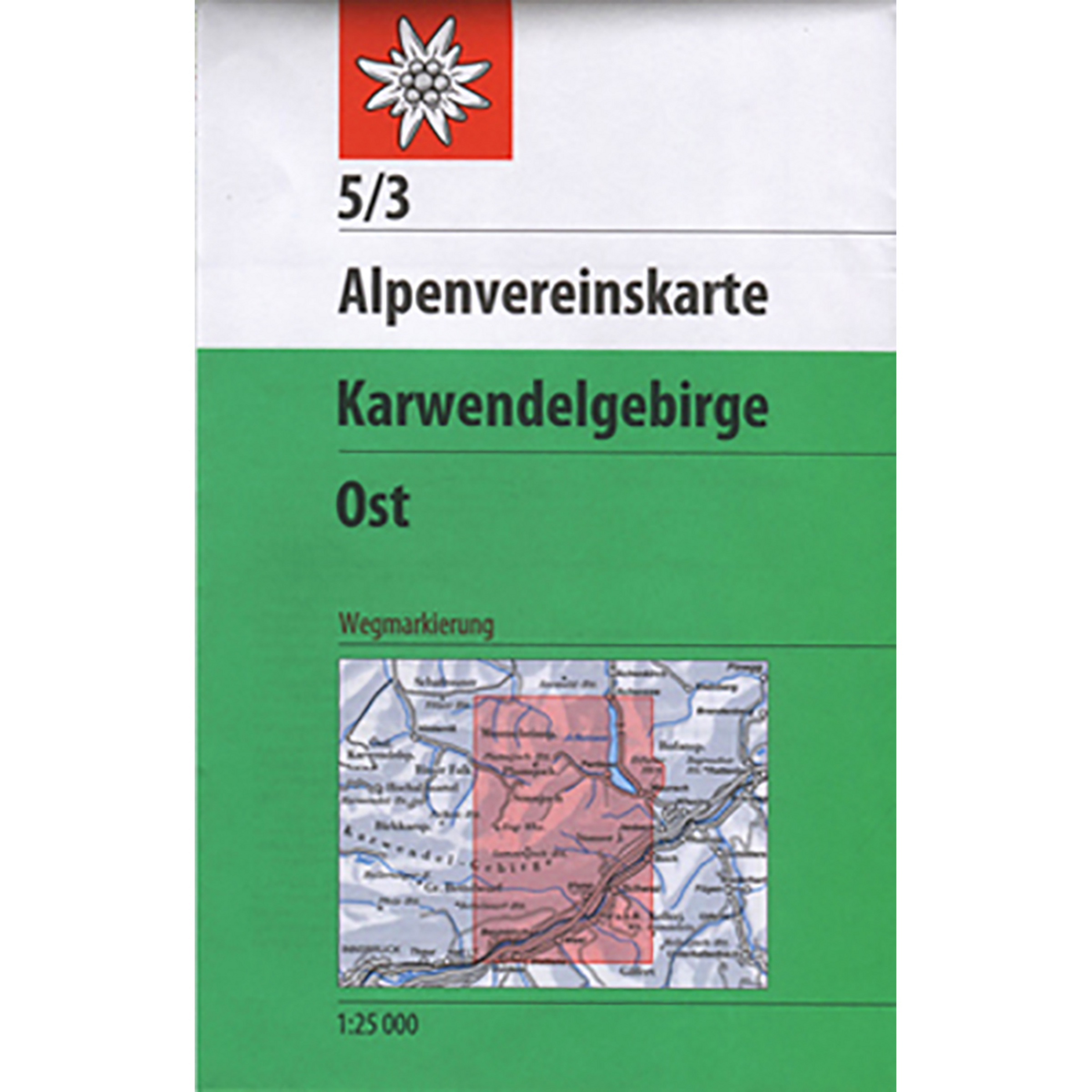 DAV AV-Karte 5/3 Karwendelgebirge, Ost Topografische Karten