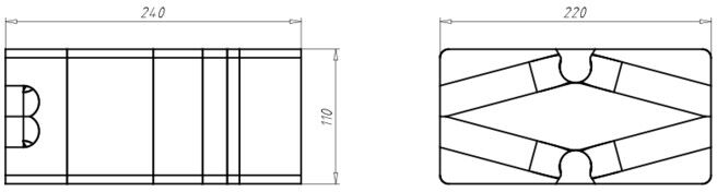 KAISER Support système 160-240 mm Multi-insert pour appareils 9966.31 (9966.31)