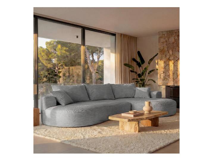 MCW Loungesofa MCW-P19, Rutschfeste Unterseite, Polsterung aus Taschenfedern und Schaumstoff