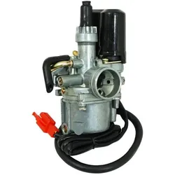 P2R, Motorrad Zubehör, vergaser rechts mit elektrischem choke und o-ring einlass peugeot 50 tkr, speedfight 1 et 2, buxy