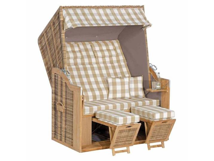 OUTLIV. Cliff Strandkorb Teak/Geflecht