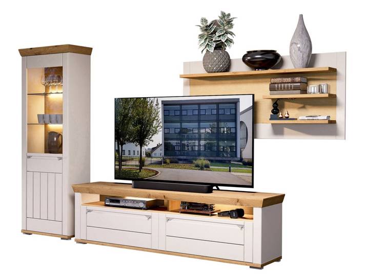 Landscape Wandkombination COLMAR, Eiche Artisan, Holznachbildung