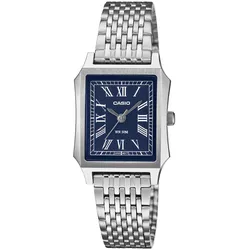 Casio LTP-B190D-2BVER Damenuhr Quarz Rechteckig Stahl/Blau