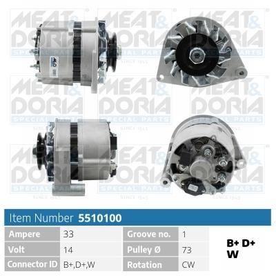 MEAT & DORIA Generator 5510100 für Iveco MWM INTERNATIONAL