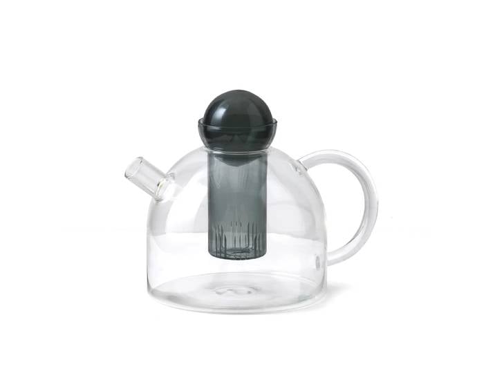 Ferm Living - Still Teekanne 1,25 l, klar / rauchgrau