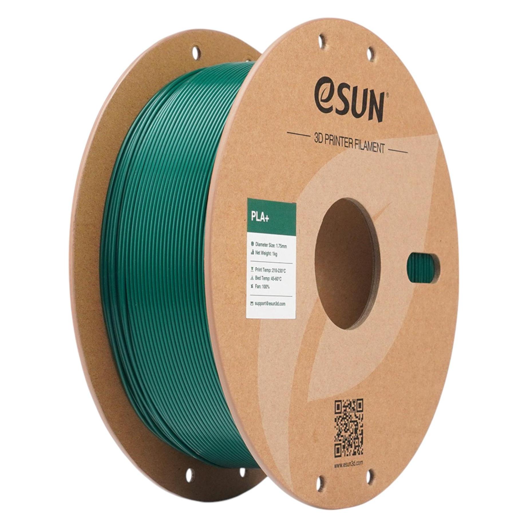 eSUN PLA+ Holly Grün Filament 1.75mm 1Kg (PLA+, 1000 g, 1.75 mm) (PLA+175O-HG1P1)
