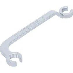 BGS Doppel-Ringschlüssel, offen | für Diesel-Einspritzleitungen | SW 17 mm