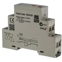 RS PRO Battery Voltage Alarm Relay, Relais