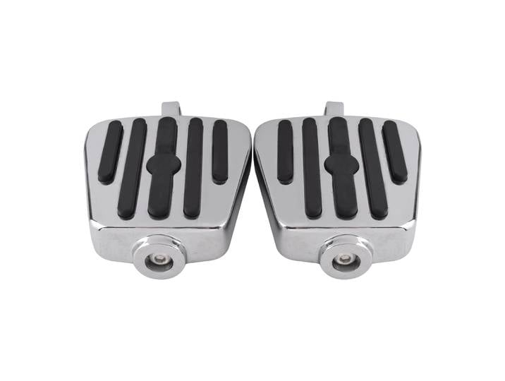 Kit de montage de repose-pieds passager pour Harley Touring, modèles Road King, noir chromé